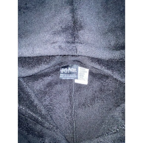 Harry Potter Women's Black Fleece Poncho One Size - Picture 5 of 8